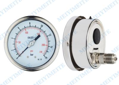 China 100mm schweißende Manometer Thermometer mit gehärtetem  Glas, PC-Linse zu verkaufen