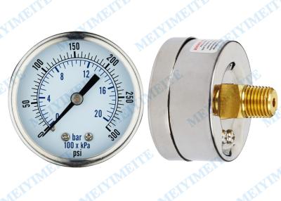 China Stainless steel case and bezel Air Pressure Gauges with brass movement for sale