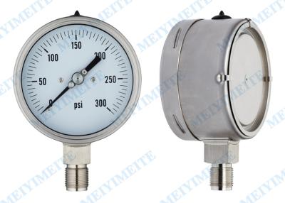 China O calibre de pressão seguro/calibre de pressão de aço inoxidável com traseiro funde para fora o disco à venda