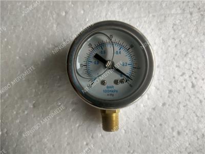 China Brass Movement Pressure And Vacuum Gauge 1.5