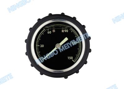 China Steel Black Case Hydraulic Oil Pressure Gauge 2 Inch Back Psi Pressure Gauge for sale