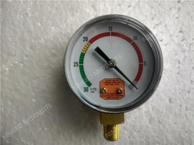 China Aluminium Dial 63mm Pressure Vacuum Gauge Plastic Case Vacuum And Pressure Gauge for sale