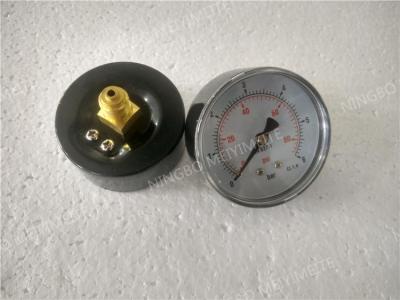 China Black Back Entry Dry Pressure Gauge with Steel Black Case Pressure Gauge for sale