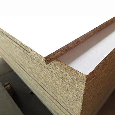 China Factory price modern particle board veneer wood panels without paint, furniture bed / sideboards melamine chipboard for sale