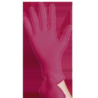 China Comfortable Disposable Nitrile Gloves Black Blue for sale