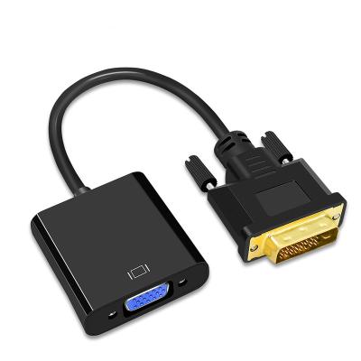 China Camera Gold Plated DisplayPort to DVI 24+5 Male to Female Converter DVI-D to VGA Adapter for Projector TV PS3 PS4 PC for sale