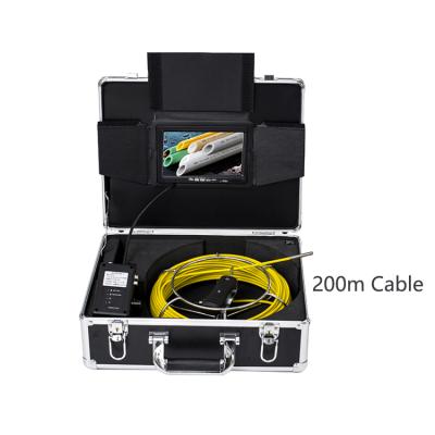 China NIGHT VISION 6.5mm Camera Head 7 Inch Monitor 200m Cable Pipe Inspection Camera System Equipment Used For Water Well Inspection zu verkaufen