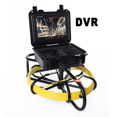 중국 Waterproof/Waterproof Professional DVR CCTV Pipe Inspection Camera with Flexible Spring for 90 Degree Bend Pipe 판매용