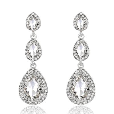 China 2021 New Arrival Diamond Earrings Fashion CLASSIC Drop Earrings Shaped Jewelry for sale