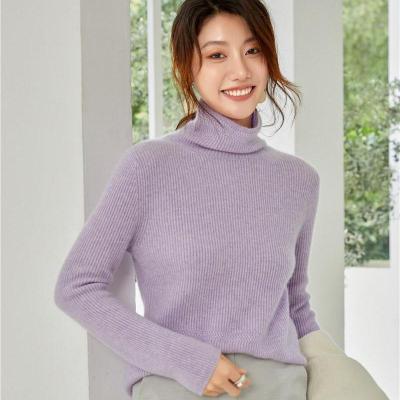 China Good quality anti-pilling women's sweater 100% pure cashmere wool jacquard knitted sweater for sale