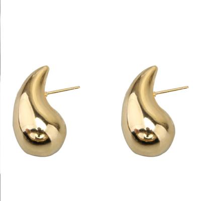 China TRENDY Trend 2023 Water Drop Stud Earrings Gold Plated for Women Earrings Wedding Jewelry for sale