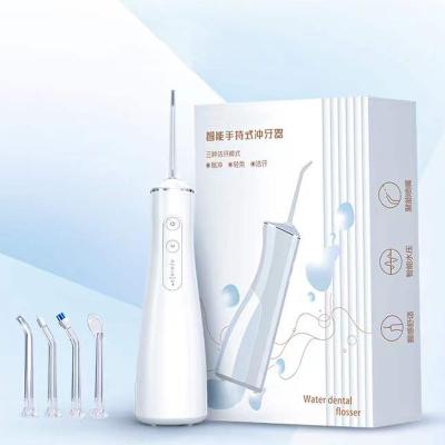 China 360 Rated Nozzle LULA Portable Water Flosser Dental Oral-Irrigator Refillable Waterproof Teeth Remover with 3 Modes 4 Replaceable Jet Tips for sale