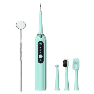 China Effective Electric Tooth Plaque Whitening Remover For Dental Tooth Remover Calculus Remover Teeth Cleaner Kit With Toothbruth for sale