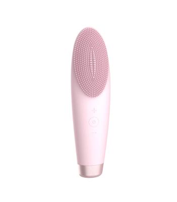 China Cleasing LULA New Rechargeable Small Sonic Deep Facial Electric Ultrasonic Silicone Makeup Remover Facial Cleansing Brush Remover for sale