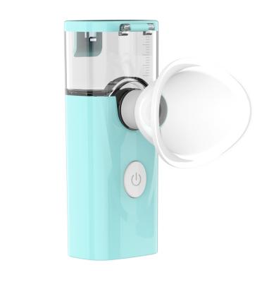 China LULA Beauty Factory Supply USB Lighting Mini Beauty Instrument Facial Mister Rechargeable Mini Nano Handy Mist Spray for sale