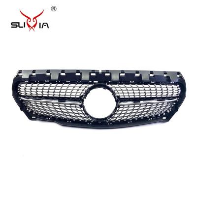 China ABS Car Mesh Front Grill For Mercedes Benz 117 Diamond 2013-2015 for sale