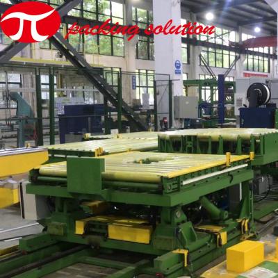 China Horizontale automatische kupferne Spulen-Verpackungs-Maschinen-Spulen-Verpackungsmaschine zu verkaufen