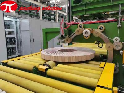 China 60mm Width Copper Coil Packing Line / Copper Coil Processing Equipment With Compound Paper As Material for sale