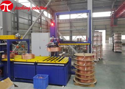 China Vakuum-Chuck Wire Coil Wrapping Machine automatisches horizontales 800mm-1500mm Od zu verkaufen