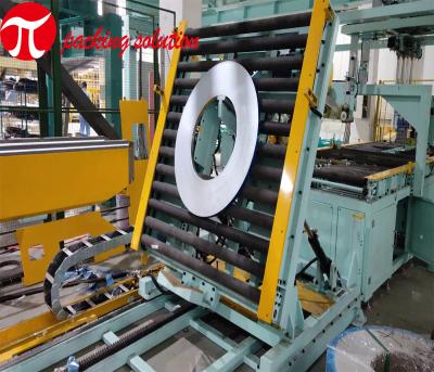 China 1000mm automatische horizontale Stahlspulen-Verpackungsmaschine 380V 50Hz zu verkaufen