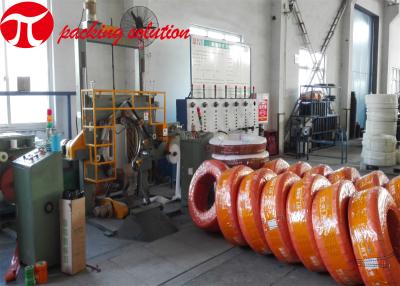 China Vertical Stretch Film PVC Pipe Packing Machine 3.0kw Electric Coil Spiral Packing Machine for sale