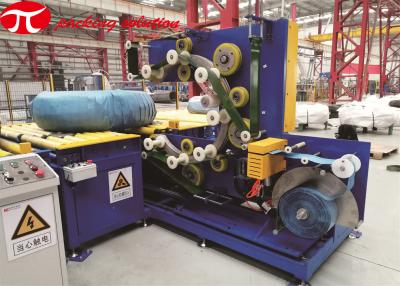 China Embaladora 60r/Min Ring Speed 12000kg del estiramiento de acero de la bobina con la pantalla de HMI en venta