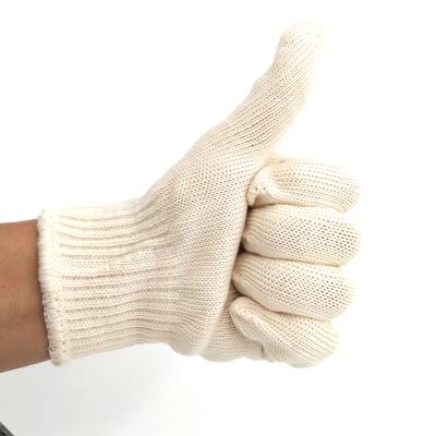 China Shift ; construction ; machinery; Wholesale high quality workers white gloves yarn gloves factory SHUOYA cotton reusable gloves for sale