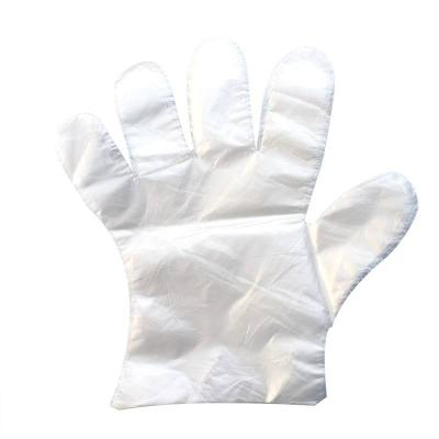 China SHUOYA Food Grade Vinyl Food Grade Glove Plastic Disposable PE Food Cleaning Gloves for sale