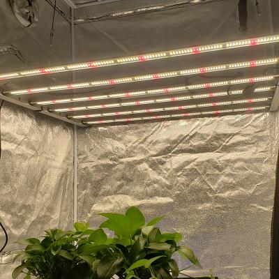 China Seed Seed Planting AURORA High PPF Dimmable Lm301b 680W Full Spectrum Foldable Greenhouse Indoor Plant 680W Led Climbing Grow Light for sale