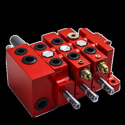 China Loader Flow 80 Liters Sectional Hydraulic Control Valve For Medium Loader for sale