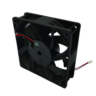 China Electrical equipment 12*12cm 12 volt ball bearing 12038 fans and cool wind tunnel box exhaust brushless DC fan motor for sale