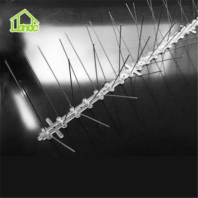 China Disposable Plastic And Stainless Steel Anti Bird Pigeon Spikes for sale