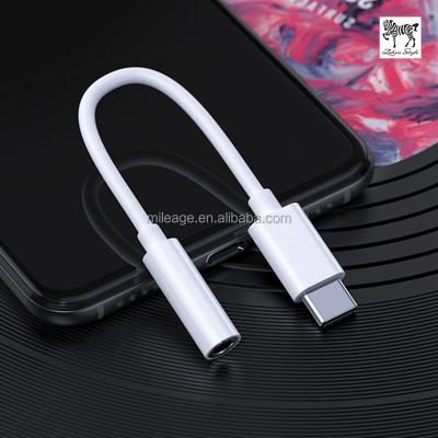 China Mobile Phone USB-C to 3.5mm Earphone Jack Adapter for iPad Pro Type-C to Aux Audio Adapter. 3.5mm headphone for samsuns20/note10/google pixel for sale