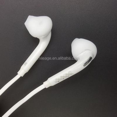 China Hot Selling MIC+EARPHONE Sport In Ear S7 S6 White Mobile Earphone Earpiece Handfree For Samsung Galaxy for sale