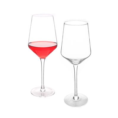 China Wholesale Cheap Food Grade Safe Items Price Wedding Red Wine Glass Goblet With Stem Crystal Drinking Wine Glass Cup Set for sale