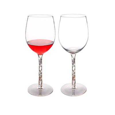 China Viable Crystal Wine Glass High Quality Long Stem Clear Red Wine Goblet Red Wine Glass Cups For Wedding Or Party for sale