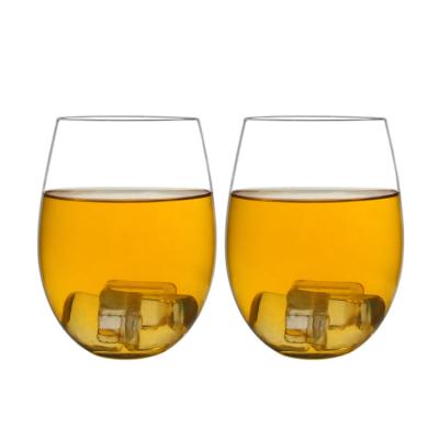 China Handmade Supplies Wholesale Stemless Crystal Drinkingware Hand-Blown Wine Glass Drinking Glass Cup Set Set Cup for sale