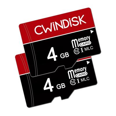 China Plastic Stable R/W Speeds 4GB Memory Card 4gb Class 10 TF Card MLC 4gb C10 Micro Memory Card for sale