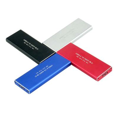 China Aluminum USB 3.0 To M.2 NGFF SATA ENCLOSURE USB3.0 To M.2 NVME SSD Enclosure Hard Case for sale