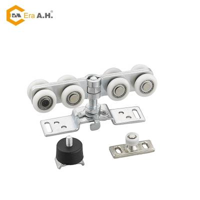 China Modern popular and hot sale quality perfect furniture fittings and sliding door system and furniture rollers wheels and pullys for sale