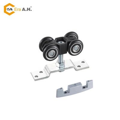 China Modern popular and hot sale quality perfect furniture fittings and sliding door system and furniture rollers wheels and pullys for sale