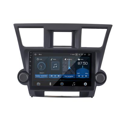 China GPS PTENGD 10 Inch Android GPS Navigation 1din Car Radio Multimedia VCR with Flight Tuner. for Toyota Highlander 2007-2014 for sale