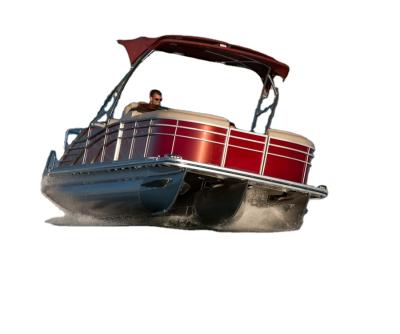 China River - lake - ocean cheapest aluminum pontoon boat with slide for sale for sale