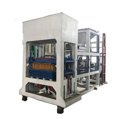 China QT12-15 Fully Automatic Full Automatic Burn Free Concrete Brick Making Machine From Building Material Stores for sale