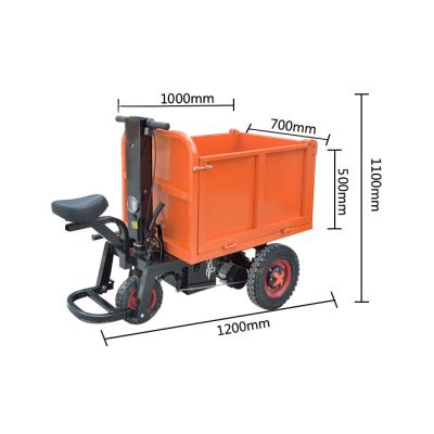 China Electric wheel barrow garden tool good quality farm tricycle motor/electric tricycle cargo for sale for sale