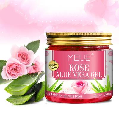 China OEM Private Logo Beauty Natural Aloevera Gel Organic Hydrating Soothing 100% Pure Rose Aloe Vera Gel for Skin & Hair for sale