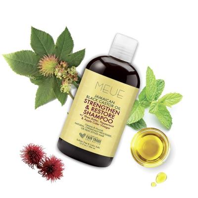 China Amazon Black Castor Oil Natural Organic Sulfate Free Shea Butter Cleanse Nourish Strengthen Hair Shampoo for sale