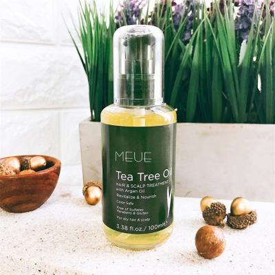 China Tea Tree Oil Argan Oil Hair Repair Serum Scalp Treatment Revitalize Nourish for Dry Hair for sale