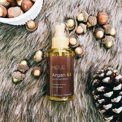 China OEM Natural Vegan Organic Moisturizing Tea Tree Argan Oil Hair Repair Serum Biotin Collagen Hair Growth Serum for sale