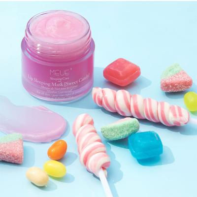 China Private Label Korean Cosmetics Natural Super Hydrating Sweet Best Quality Jelly Lip Gel Sleeping Lip Mask for sale